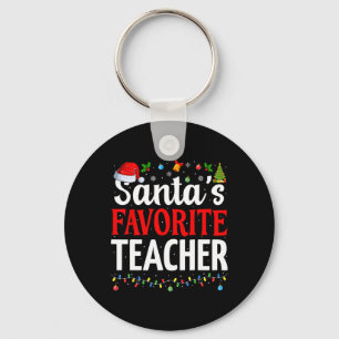 Porte-clés Prof préféré du Père Noël Xmas Drôle de Noël Tasse