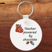 Porte-clés Professeur alimenté par le chocolat (Recto)