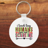 Porte-clés Professeur Art I Enseigner Minuscules Humains (Recto)