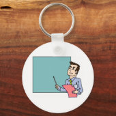 Porte-clés Professeur Au Tableau Noir (Recto)