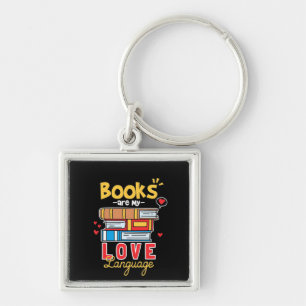 Porte-clés Professeur Cadeaux Les Livres Sont Ma Langue D'A