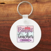 Porte-clés Professeur Cadeaux | Professeur béni (Recto)