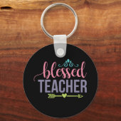 Porte-clés Professeur Cadeaux | Professeur béni (Recto)