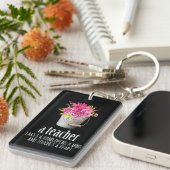 Porte-clés Professeur Cadeaux | Un Enseignant Prend La Main (Devant droit)