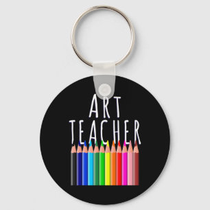 Porte-clés Professeur D'Art Retour À L'École Cadeau Artiste C