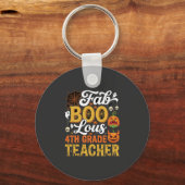 Porte-clés Professeur de 4e année Faboolous Halloween (Recto)