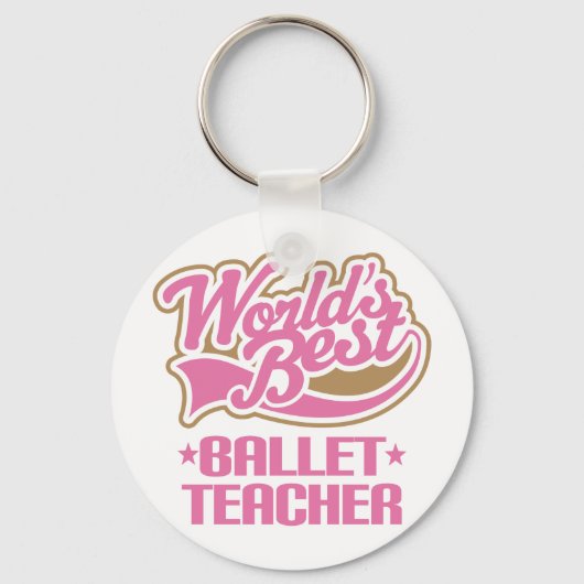 Porte-clés Professeur de ballet mignonne (Recto)