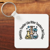 Porte-clés Professeur De Chimie Comme D'Autres Enseignants Ma (Recto)