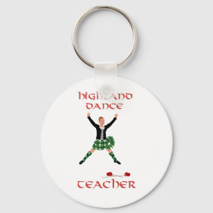 Porte-clés Professeur de danse highland écossaise