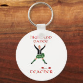 Porte-clés Professeur de danse highland écossaise (Recto)