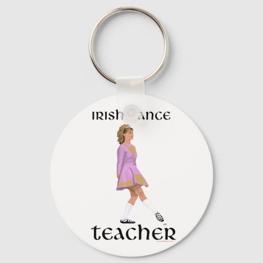 Porte-clés Professeur de danse step Irlandaise - Chaussure so (Recto)