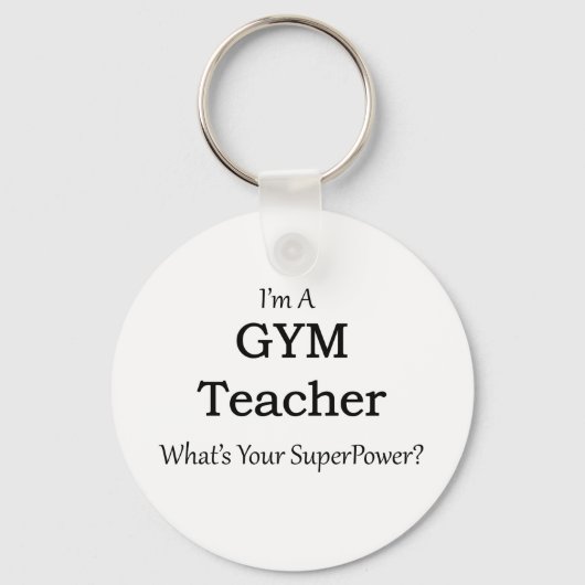Porte-clés Professeur de gym (Recto)