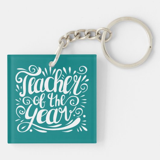 Porte-clés Professeur de l'année (Dos)