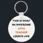 Porte-clés professeur de latin, génial<br><div class="desc">enseignant latin génial</div>