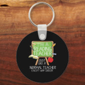 Porte-clés Professeur de lecture (Recto)