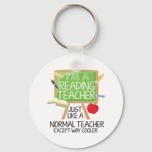 Porte-clés Professeur de lecture (Recto)