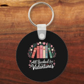 Porte-clés Professeur de lecture Valentine's Day Tous Réservé (Recto)