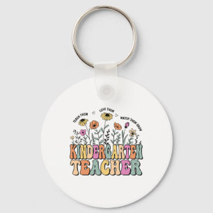 Porte-clés Professeur de maternelle Fleur Prof Groovy Ck à S