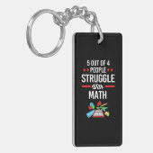 Porte-clés Professeur De Mathématiques 5 Sur 4 Personnes (Devant gauche)