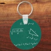 Porte-clés professeur de mathématiques algebra geek (Recto)