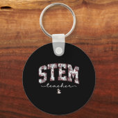 Porte-clés Professeur de mathématiques d'ingénierie de techno (Recto)
