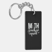 Porte-clés Professeur de mathématiques Équipe d'enseignants d (Devant gauche)