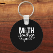 Porte-clés Professeur de mathématiques Équipe d'enseignants d (Recto)