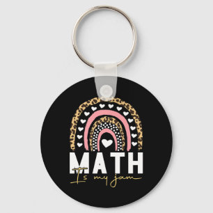 Porte-clés Professeur de mathématiques - Math is My Jam Retou