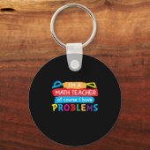Porte-clés Professeur De Maths Je Suis Enseignant En Maths (Recto)