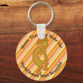 Porte-clés Professeur de musique Merci Sud-Ouest Kokopelli (Recto)