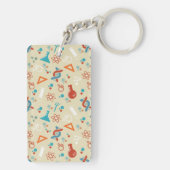 Porte-clés Professeur de sciences à l'école Cadeaux Biologist (Dos)
