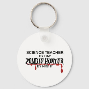 Porte-clés Professeur de sciences Zombie Hunter