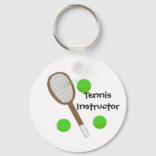 Porte-clés Professeur de tennis (Recto)