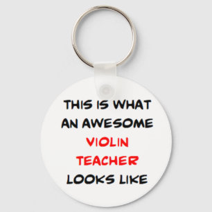 Porte-clés professeur de violon, super