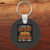 Porte-clés Professeur d'Halloween Citrouilles les plus mignon (Recto)