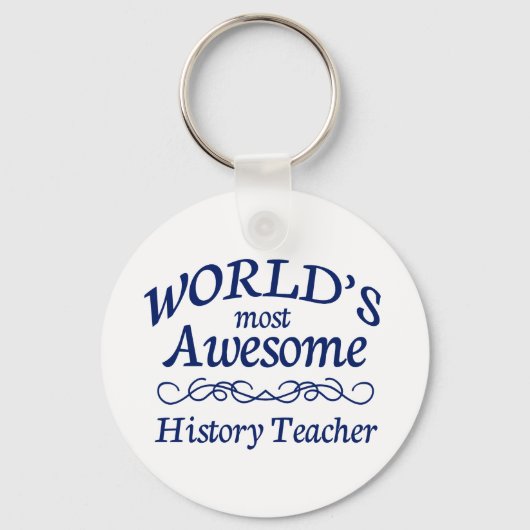 Porte-clés Professeur d'histoire le plus impressionnant du mo (Recto)