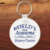 Porte-clés Professeur d'histoire le plus impressionnant du mo (Recto)