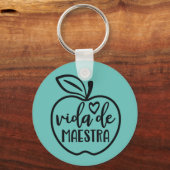 Porte-clés Professeur espagnol Vida de Maestra (Recto)