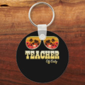 Porte-clés Professeur Hors Service Lunettes de soleil Palm Tr (Recto)