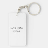 Porte-clés Professeur Merci de m'aider à faire pousser du tou (Dos)