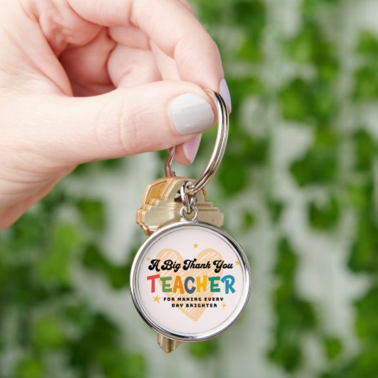 Porte-clés Professeur Merci Porte - clé - Cadeau pour éducate (main)