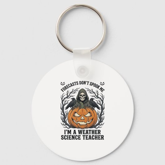 Porte-clés Professeur Météo Halloween Épouvantable Faucheur C (Recto)