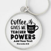 Porte-clés Professeur - Porte - clé Rond Premium (Devant)