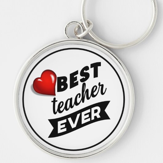 Porte-clés Professeur - Porte - clé Rond Premium (Devant)