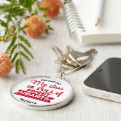 Porte-clés Professeur - Porte - clé Rond Premium (Côté)