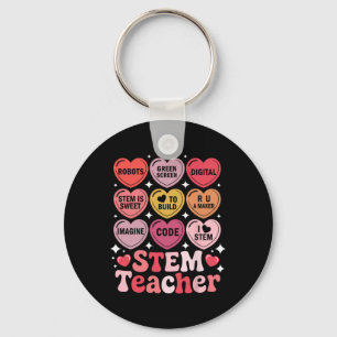 Porte-clés Professeur Stem Saint-Valentin Science Technologie