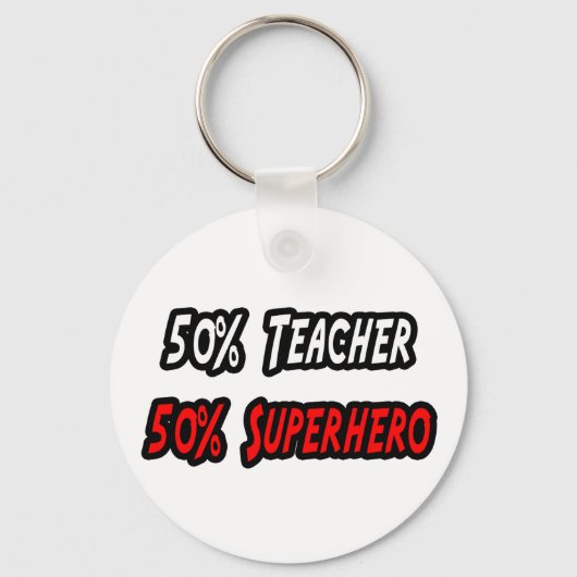 Porte-clés Professeur / Superhero (Recto)