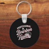 Porte-clés Professional Bourbon Taster Funny Drinking Whiskey (Recto)