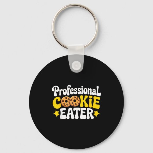 Porte-clés Professional Cookie Eater Cookie Lover Chocolate C (Recto)