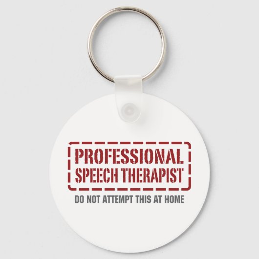 Porte-clés Professional Speech Therapist (Recto)